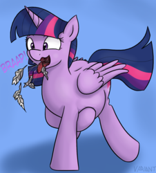 Size: 1197x1327 | Tagged: safe, artist:variant, twilight sparkle, alicorn, pony, g4, belly, burp, burping feathers, burping up items, digestion, feather, female, fetish, open mouth, tongue out, twilight sparkle (alicorn), twipred, vore, weight gain, willing vore