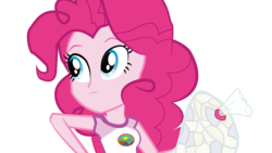 Size: 5333x3000 | Tagged: safe, artist:jongoji245, pinkie pie, equestria girls, g4, my little pony equestria girls: legend of everfree, bag, clothes, female, high res, marshmallow, simple background, snack, solo, transparent background, vector