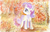 Size: 900x573 | Tagged: safe, artist:maytee, sweetie belle, g4, autumn, female, leaves, scenery, solo, traditional art, tree