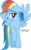 Size: 1814x2883 | Tagged: safe, artist:thumperlikestoast, rainbow dash, pegasus, pony, g4, embarrassed, female, looking at you, open mouth, raised hoof, signature, simple background, smiling, solo, spread wings, transparent background, vector