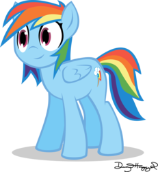 Size: 2247x2430 | Tagged: safe, artist:thumperlikestoast, rainbow dash, g4, female, high res, simple background, solo, transparent background, vector