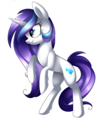 Size: 1693x2100 | Tagged: safe, artist:scarlet-spectrum, oc, oc only, pony, unicorn, concave belly, long mane, rearing, simple background, slender, solo, thin, transparent background