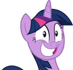 Size: 5000x4849 | Tagged: safe, artist:dashiesparkle, twilight sparkle, alicorn, pony, g4, top bolt, absurd resolution, faic, female, grin, mare, simple background, smiling, solo, squee, transparent background, twilight sparkle (alicorn), vector