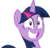 Size: 5000x4849 | Tagged: safe, artist:dashiesparkle, twilight sparkle, alicorn, pony, g4, my little pony: friendship is magic, top bolt, absurd resolution, faic, female, grin, mare, simple background, smiling, solo, squee, transparent background, twilight sparkle (alicorn), vector