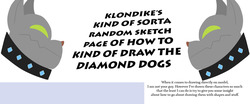 Size: 1280x535 | Tagged: safe, artist:klondike, rover, spot, diamond dog, g4, tutorial