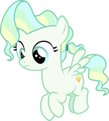 Size: 3000x3315 | Tagged: safe, artist:sollace, vapor trail, pony, g4, top bolt, .svg available, cute, female, filly, filly vapor trail, floating, high res, looking down, show accurate, simple background, solo, transparent background, vaporbetes, vector, younger
