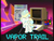 Size: 480x360 | Tagged: safe, vapor trail, pegasus, pony, g4, my little pony: friendship is magic, top bolt, aesthetics, computer, eyes closed, female, mare, microsoft, microsoft windows, raised hoof, road, show accurate, sneezing, solo, vaporwave