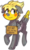 Size: 511x866 | Tagged: safe, artist:kyaokay, oc, oc only, bird pone, bread, food, lying, sign, simple background, solo, transparent background