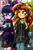 Size: 1280x1920 | Tagged: safe, artist:darkmirroremo23, sci-twi, sunset shimmer, twilight sparkle, equestria girls, g4, my little pony equestria girls: friendship games, book, clod, clothes, coat, cutie mark on clothes, duo, duo female, female, glasses, hair bun, lesbian, meme, one eye closed, scarf, ship:sci-twishimmer, ship:sunsetsparkle, shipping, skirt, smiling, steven universe, walking, watermark, wink, yellow diamond (steven universe)
