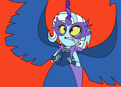 Size: 824x592 | Tagged: safe, artist:trixiedusk09, trixie, equestria girls, g4, female, midnight-ified, solo