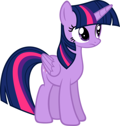 Size: 5742x6000 | Tagged: safe, artist:slb94, twilight sparkle, alicorn, pony, g4, absurd resolution, cute, female, folded wings, mare, simple background, solo, transparent background, twilight sparkle (alicorn), vector