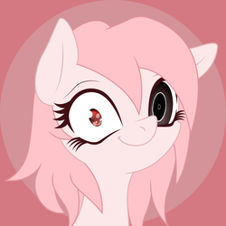 Size: 3713x3713 | Tagged: safe, artist:an-m, oc, oc only, oc:setna, earth pony, pony, female, heterochromia, high res, looking at you, mare, single shrunken iris, smiling, solo