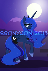 Size: 800x1200 | Tagged: safe, artist:tarajenkins, princess luna, g4, female, moon, night, obtrusive watermark, solo, watermark