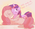 Size: 3900x3300 | Tagged: safe, artist:docwario, fluttershy, twilight sparkle, pony, unicorn, g4, blushing, boop, both cutie marks, cute, derp, duo, duo female, female, floppy ears, heart, high res, lesbian, mare, noseboop, nuzzling, ship:twishy, shipping, shyabetes, unicorn twilight