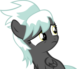 Size: 11883x10640 | Tagged: safe, artist:cyanlightning, thunderlane, pegasus, pony, g4, .svg available, absurd resolution, age regression, female, filly, lightningroad, rule 63, simple background, solo, transparent background, vector