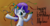 Size: 3480x1803 | Tagged: safe, artist:uber-dragon, rarity, pony, g4, female, happy birthday, hat, party hat, party horn, solo