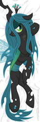 Size: 400x1200 | Tagged: safe, artist:littlehybridshila, queen chrysalis, changeling, changeling queen, g4, adorasexy, bedroom eyes, body pillow, body pillow design, cute, cutealis, female, sexy, solo, stupid sexy chrysalis