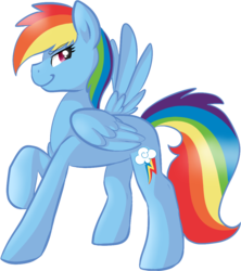 Size: 1004x1129 | Tagged: safe, artist:mrxbluexkarlyle, rainbow dash, pegasus, pony, g4, female, raised hoof, simple background, smiling, smirk, solo, transparent background