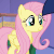 Size: 506x506 | Tagged: safe, screencap, fluttershy, twilight sparkle, alicorn, pony, g4, the one where pinkie pie knows, animated, blinking, cute, female, gif, shyabetes, solo focus, twilight sparkle (alicorn)