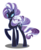 Size: 6170x7500 | Tagged: safe, artist:orin331, idw, official comic, nightmare rarity, crystal pony, pony, g4, absurd resolution, crystallized, evil, evil smile, female, idw showified, looking down, raised hoof, solo