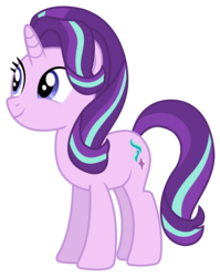Size: 1500x1888 | Tagged: safe, artist:sketchmcreations, starlight glimmer, g4, top bolt, female, happy, simple background, smiling, solo, transparent background, vector