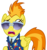 Size: 3222x3436 | Tagged: safe, artist:sketchmcreations, spitfire, pegasus, pony, g4, top bolt, aviator sunglasses, clothes, female, high res, necktie, open mouth, raised eyebrow, raised hoof, shirt, show accurate, simple background, solo, spitfire's tie, sunglasses, transparent background, uniform, vector, wonderbolts dress uniform