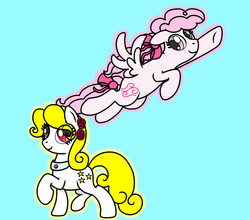 Size: 1000x880 | Tagged: safe, artist:tay-houby, oc, oc only, oc:wind, oc:yellowstar, earth pony, pegasus, pony