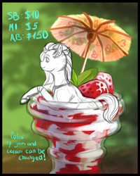Size: 714x891 | Tagged: safe, artist:spirit-alu, oc, oc only, advertisement, commission, cute, smiling, solo, your character here