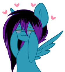 Size: 1024x1142 | Tagged: safe, artist:despotshy, oc, oc only, oc:despy, pegasus, pony, heart, simple background, solo, transparent background