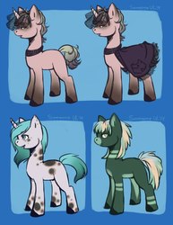 Size: 790x1024 | Tagged: safe, artist:somepony-ul, oc, oc only, earth pony, pony, unicorn, adoptable, clothes