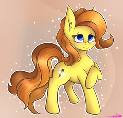 Size: 2409x2300 | Tagged: safe, artist:ashee, oc, oc only, oc:honey blossom, blushing, freckles, high res, solo