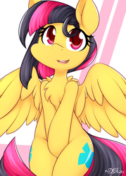 Size: 2000x2800 | Tagged: safe, artist:dshou, oc, oc only, pegasus, pony, chest fluff, cute, high res, solo