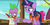 Size: 1920x975 | Tagged: safe, screencap, pinkie pie, spike, twilight sparkle, alicorn, pony, g4, ppov, book, lifejacket, meme, piñata, that pony sure does love books, twilight sparkle (alicorn), youtube caption