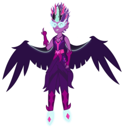 Size: 1871x1925 | Tagged: dead source, safe, artist:drewmwhit, sci-twi, twilight sparkle, equestria girls, g4, clothes, dark shine, dusk shine, equestria guys, fingerless gloves, flash puppet, floating, gloves, male, midnight sparkle, rule 63, sci-dusk, simple background, solo, transparent background