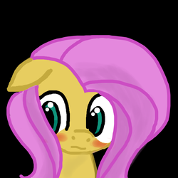 Size: 2000x2000 | Tagged: safe, artist:hatch21, fluttershy, g4, blushing, cute, drawing, female, high res, shyabetes, solo