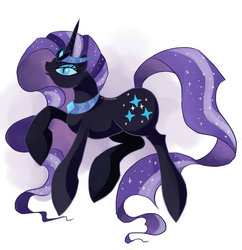 Size: 900x930 | Tagged: safe, artist:schwarz-one, nightmare rarity, g4, female, solo