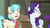 Size: 1280x720 | Tagged: safe, screencap, coco pommel, rarity, earth pony, pony, g4, my little pony: friendship is magic, the saddle row review, blushing, red nosed, sick