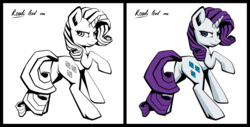 Size: 7980x4040 | Tagged: safe, artist:roadsleadme, rarity, g4, .svg available, absurd resolution, butt, female, plot, raised hoof, rearity, simple background, solo, vector, white background