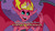 Size: 1366x768 | Tagged: safe, edit, edited screencap, screencap, sunset shimmer, demon, equestria girls, g4, my little pony equestria girls, boss, boss subtitles, female, fiendish, solo, sunset satan, the legend of zelda