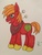 Size: 3024x4032 | Tagged: safe, artist:rainbowtashie, big macintosh, earth pony, pony, g4, alternate style, male, markers, smiling, solo, stallion, traditional art