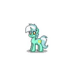 Size: 400x400 | Tagged: safe, lyra heartstrings, pony, unicorn, pony town, g4, female, mare, pixel art, solo