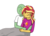 Size: 1015x736 | Tagged: safe, artist:zharkaer, sunset shimmer, oc, oc:anon, equestria girls, g4, blanket, clothes, cuddling, eyes closed, pajamas, simple background, smiling, snuggling, transparent background