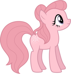 Size: 628x658 | Tagged: safe, artist:cloudy glow, cotton candy (g1), earth pony, pony, g1, g4, female, g1 to g4, generation leap, mare, simple background, solo, transparent background