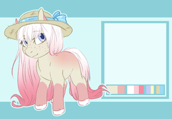 Size: 865x600 | Tagged: safe, artist:somepony-ul, oc, oc only, earth pony, pony, adoptable, cute, pink, reference sheet, solo