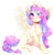 Size: 1024x1059 | Tagged: safe, artist:toskurra, oc, oc only, alicorn, pony, alicorn oc, colored pupils, solo, starry eyes, wingding eyes