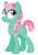 Size: 1961x2802 | Tagged: safe, artist:cloudy glow, minty, earth pony, pony, g3, g4, braid, female, g3 to g4, generation leap, mare, simple background, solo, transparent background