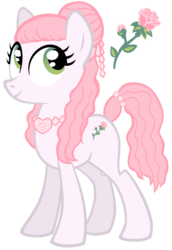 Size: 1920x2784 | Tagged: safe, artist:cloudy glow, desert rose, earth pony, pony, g3, g4, female, g3 to g4, generation leap, mare, simple background, solo, transparent background