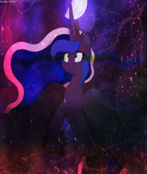 Size: 2134x2524 | Tagged: safe, artist:asika-aida, princess luna, nightmare forces, g4, female, high res, solo