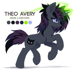 Size: 1266x1201 | Tagged: dead source, safe, artist:hioshiru, oc, oc only, oc:theo, pony, unicorn, female, glowing horn, horn, magic glow, reference sheet, simple background, solo, white background