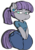 Size: 770x1109 | Tagged: safe, artist:cosmo-rush, artist:purple-yoshi-draws, edit, maud pie, earth pony, semi-anthro, g4, arm hooves, bottom heavy, female, simple background, solo